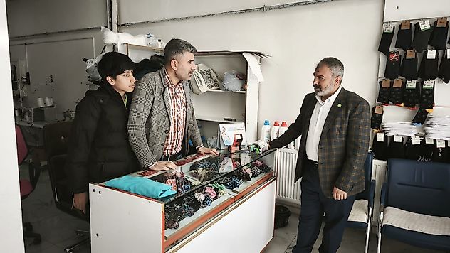HÜDA PAR Malatya İl Başkanlığı Yeşiltepe Esnafıyla Bir Araya Geldi