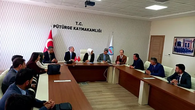 İl Milli Eğitim Müdürü Özdemir Pütürge'ye ziyaret gerçekleştirdi