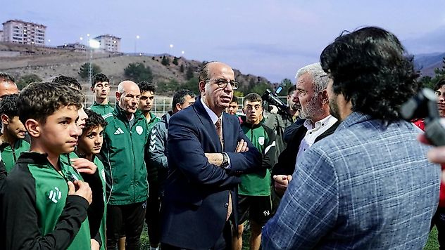 İlhan Geçit, Yeşilyurtspor'un Geleceğin Yıldızlarıyla Buluştu