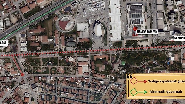 İnönü Caddesi'nde Trafik 28 ve 30 Ağustos'ta Kapatılacak