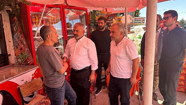 Kale Esnafı Sorunlarını HÜDA PAR Heyetine Anlattı