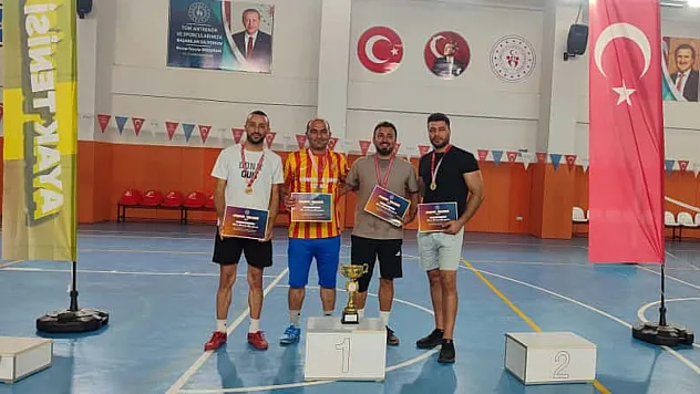 Kamu Spor Oyunları'nda Ayak Tenisi Malatya Şampiyonu belli oldu