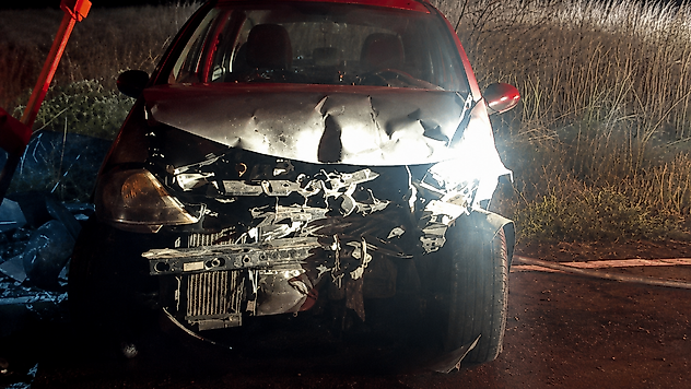 Karşı Şeride Geçen Otomobil Felakete Yol Açtı: 5 Yaralı
