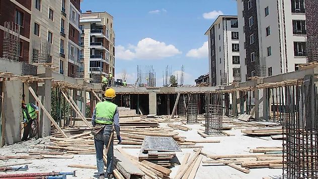 Kasım'da İnşaat Üretimi Yıllık Yüzde 22,3 Arttı