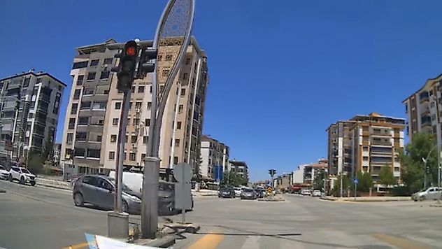 Kavşaktaki Kaza Kameraya Yansıdı
