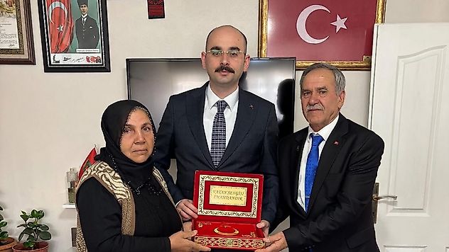 Kaymakam Sungur'dan Şehit Ailesine Anlamlı Ziyaret