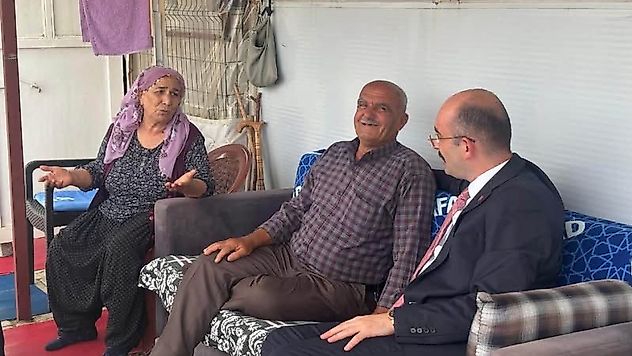 Kaymakam Sungur'dan Şehit Ailelerine Anlamlı Ziyaret