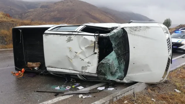 Kayseri Yolu'nda Korkutan Kaza