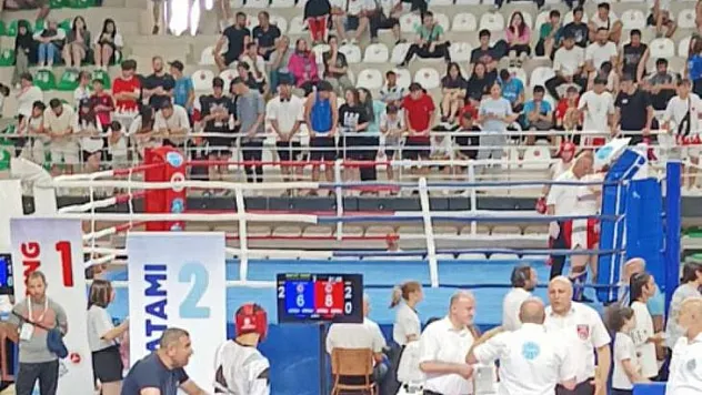 Kick Boksta Serdar Aygün Türkiye İkincisi oldu.