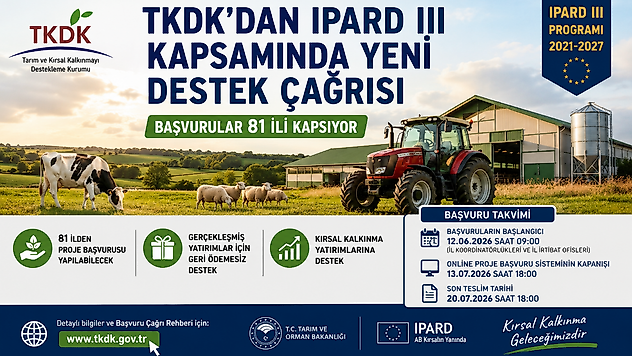 Kırsal yatırımlara hibe fırsatı: TKDK On Birinci Başvuru Çağrısını duyurdu