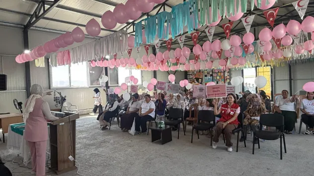 Kızılay ve Sağlık Müdürlüğü'nden Konteyner Kentte Ortak Eğitim Programı