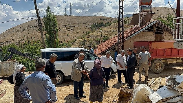 Kocaözü'nde Sel Mağdurlarına Fendoğlu'ndan Destek Sözü