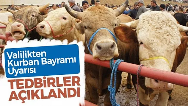 Kurban Bayramı Tedbirleri