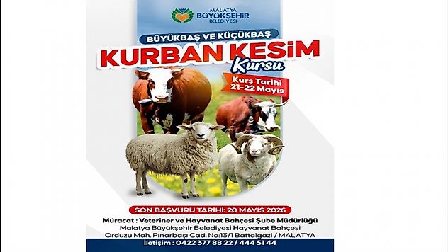 Kurban Kesiminde Güvenlik ve Hijyen İçin Ücretsiz Kurs