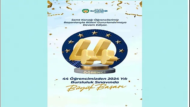 Mabem'de 44 Öğrenci Başarısını Bursluluk Sınavıyla Taçlandırdı