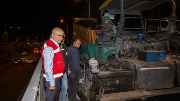 Malatya Büyükşehir Belediyesi'nden 7/24 Yol Mesaisi