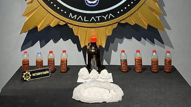 Malatya'da 4 kilo 875 Gram Metamfetamin Ele Geçirildi
