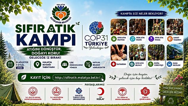 Malatya'da 50 Lise Öğrencisi Sıfır Atık Kampı'nda Buluşacak