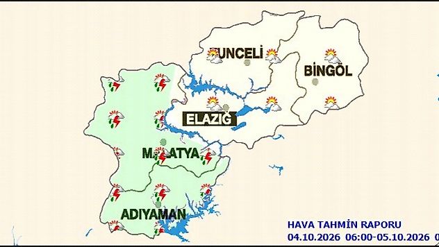 Malatya'da Bugün Hava Nasıl Olacak? İlçe İlçe Hava Durumu