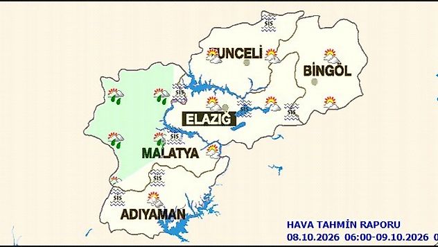 Malatya'da Bugün Hava Nasıl Olacak? Öğleden Sonra Yağış Bekleniyor