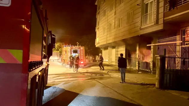 Malatya'da Dikim Atölyesinde Yangın Paniği