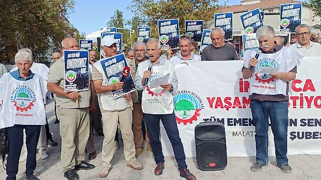 Malatya'da Emeklilerden Seyyanen Zam Çağrısı