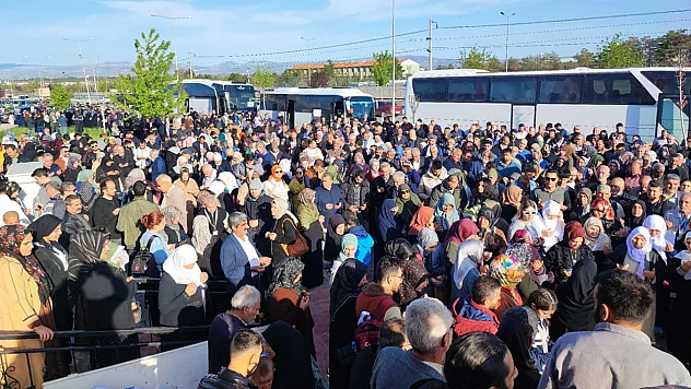 Malatya'da Hac kafileleri kutsal topraklara dualarla uğurlanıyor