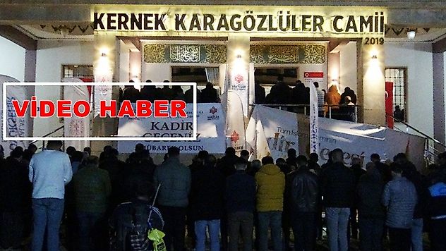 Malatya'da Kadir Gecesi'ne Yoğun Katılım