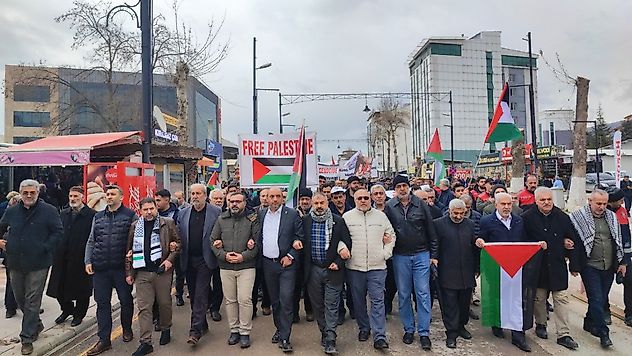Malatya'da Kudüs ve İslam Coğrafyasına Dikkat Çeken Yürüyüş