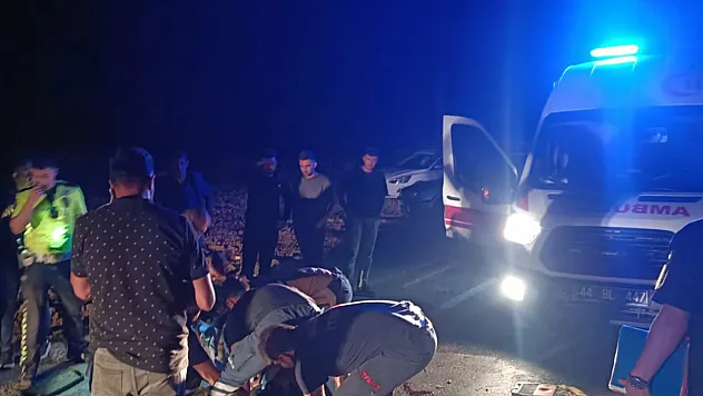 Malatya'da minibüs ile traktör çarpıştı: 1 ağır yaralı