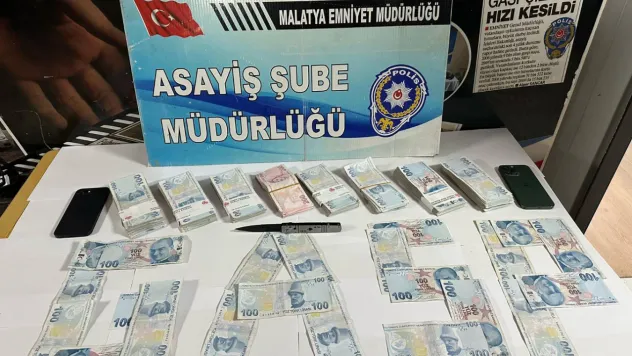 Malatya'da nitelikli yağma ve kasten yaralama suçundan 3 tutuklama