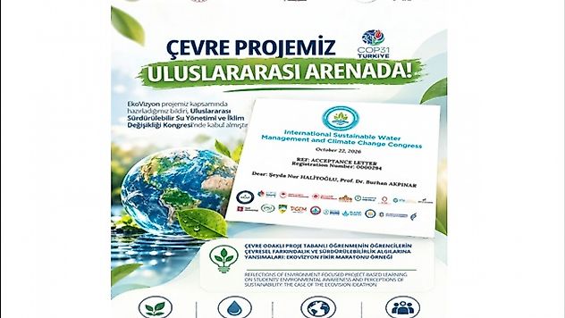 Malatya'da Öğrenciler İçin Geliştirilen Proje Uluslararası Kongrede