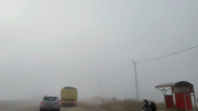 Malatya'da Sabah Sisi Sürücüleri Zorladı