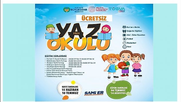 Malatya'da Yaz Okulu Heyecanı: Eğitim ve Spor Bir Arada
