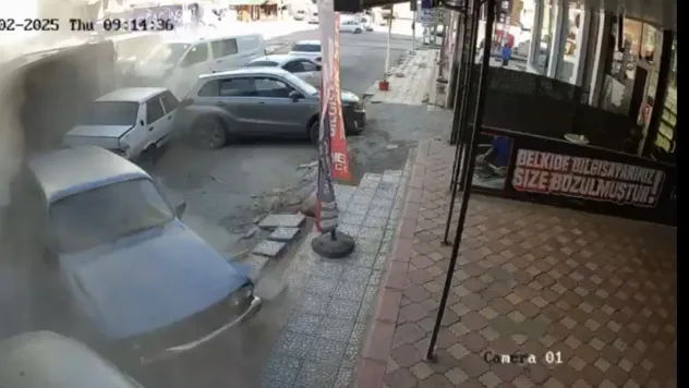 Malatya'daki Feci Kazanın Güvenlik Kamera Kaydı Ortaya Çıktı