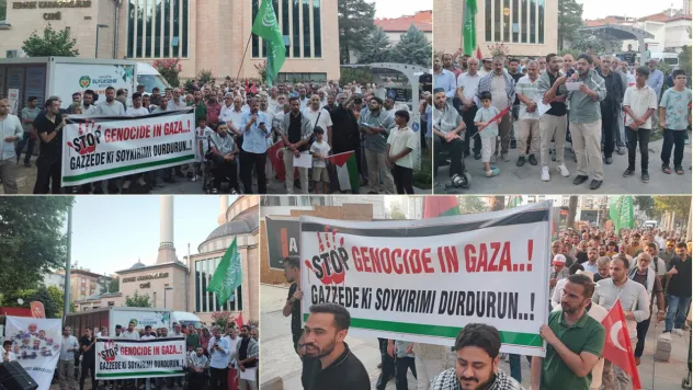 Malatya'dan Gazze'deki soykırıma tepki: Kadın, yaşlı ve çocuklar açlıktan ölürken dünya sessiz