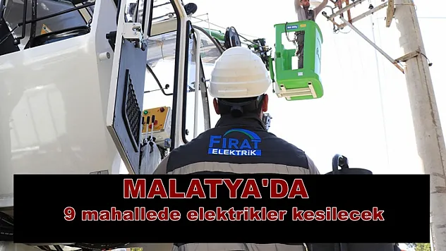Malatya'nın 3 İlçesinde Elektrik Kesintileri