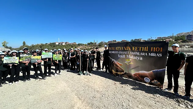Malatya'nın Fethi 924. Yılında Fidanlarla Taçlandı