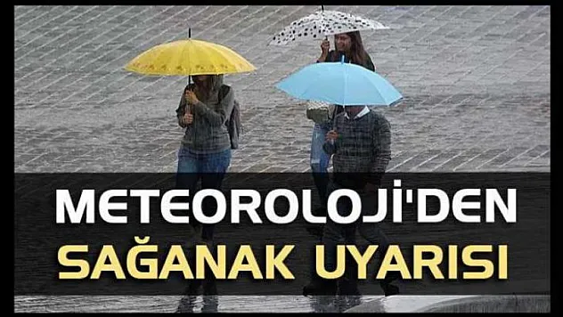 Malatya'nın Güneyinde Kuvvetli Sağanak ve Gök gürültülü Sağanak Yağış Bekleniyor!