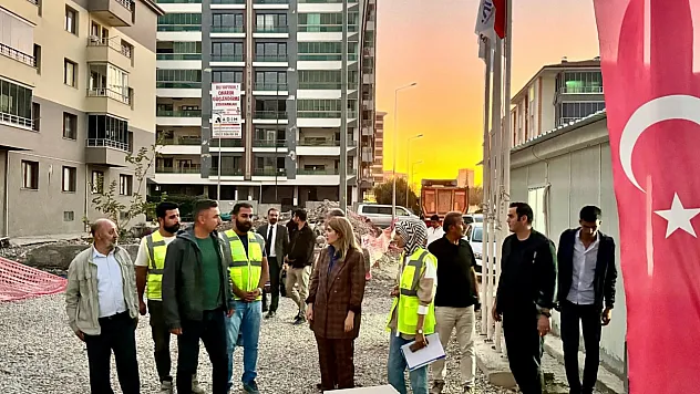 Malatya'nın yeni çarşısında örnek daireler hazırlanıyor