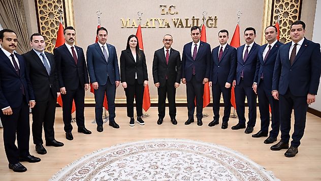 Malatya'nın Yeni Mülki İdare Amirleri Vali Yavuz'la Buluştu