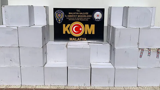 Malatya Polisi Kaçakçılara Göz Açtırmıyor