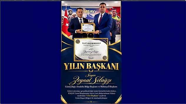 Malatyalı Terör Gazisi Zeynal Selağzı'ya EMŞAV Genel Merkezinde Önemli Görev
