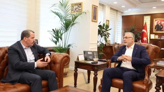 Memur-Sen Genel Başkanı Yalçın, Bakan Işıkhan ile görüştü
