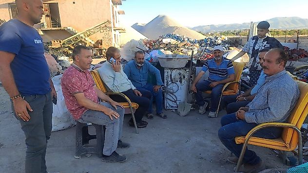 MESOB Başkanı Şevket Keskin'den Yangınzede Esnafa Ziyaret