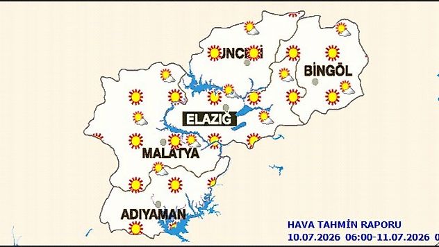 Meteoroloji'den Bölge İçin Açık Hava Tahmini