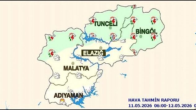 Meteoroloji'den Kuvvetli Rüzgar ve Gök Gürültülü Sağanak Uyarısı