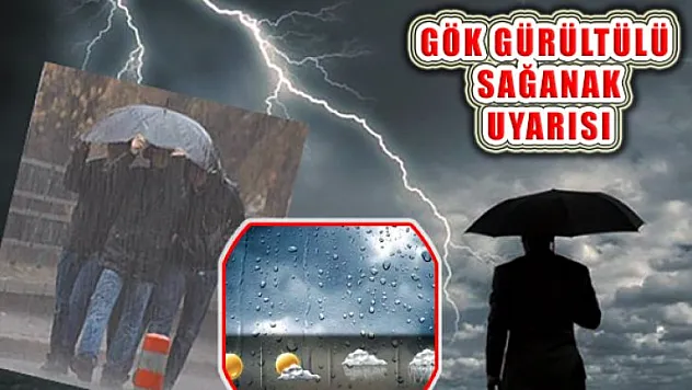 Meteoroloji'den Sağanak Yağış Uyarısı