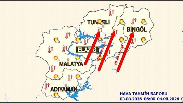 Meteoroloji Uyardı: Bölge Genelinde Sıcaklıklar Mevsim Normallerinin Üzerinde