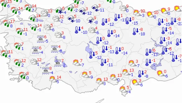 Meteoroloji Uyardı: İç ve Doğu Kesimlerde Tehlike Devam Ediyor